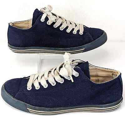 #ad Vintage 90s Pro Keds 69ers Navy Blue Wool Sneakers VTG Shoes Men’s Size 11.5 $19.95