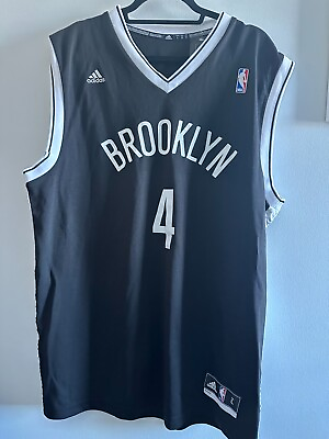 #ad Brooklyn Nets Home Black Jersey Shawn Carter Jay Z #4 Limited Edition L NWT $139.00