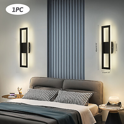 #ad #ad Indoor LED Cube Modern Wall Light Bedroom Living Room Wall Sconce Lamp Dimmable $39.80