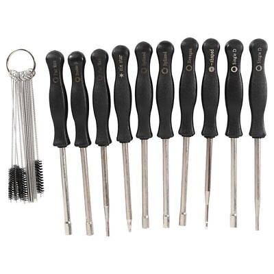 #ad 10 Pcs Tune up Carburetor Adjusting Screwdriver Tool Kit with Carb Cleaning $21.74