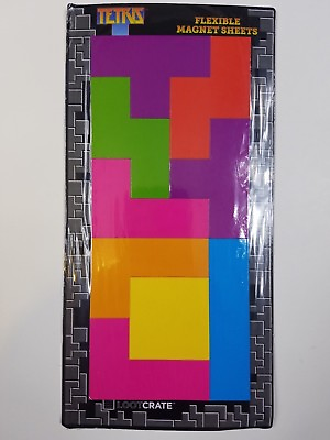 #ad Tetris Flexible Magnet Sheets Fridge Magnets LootCrate Exclusive Loot crate NEW $3.99