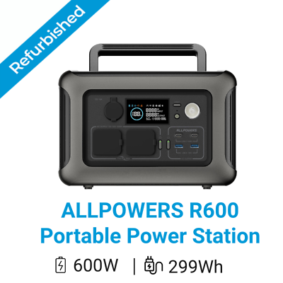 #ad ALLPOWERS 299Wh 600W Portable LiFePO4 Portable Power Station Battery Refurbished $199.00