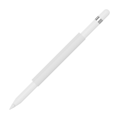 #ad TechMatte Apple Pencil Magnetic Holder Sleeve for Apple Pencil White $8.99