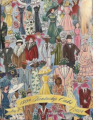 #ad 🌸2024 Kentucky Oaks Day Before Derby 150th Official Program📖 Survivors Parade $16.99