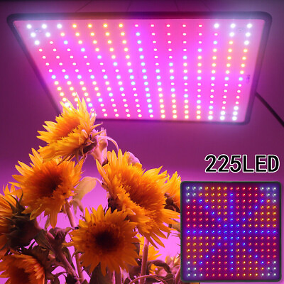 #ad 225 LED Grow Light Full Spectrum Lamp Indoor Hydroponic Veg Flower Plant Panel $26.95