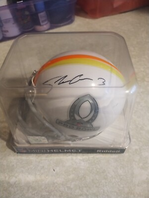#ad 2014 Stephen Gastkowski Pro Bowl Mini Auto Helmet $60.00