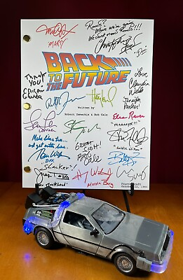 #ad Back to the Future Script Signed Autograph Reprints 139 Pages Marty McFly $24.99