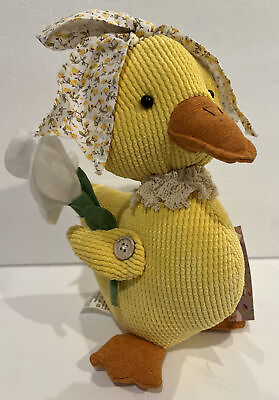 #ad NEW Jolie Fleur Spring Collection Yellow Duck 2022 . 10” Tall $34.99