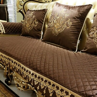 #ad European style Non slip Sofa Cushion Winter Luxury Living Room American Cushion $49.45
