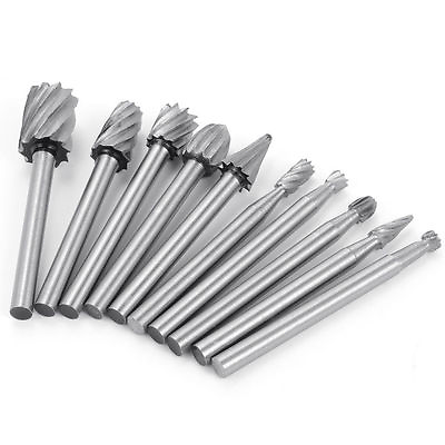 #ad Tungsten Carbide Burr Bit Set cutting carving routing bur For Dremel Rotary Tool $10.89