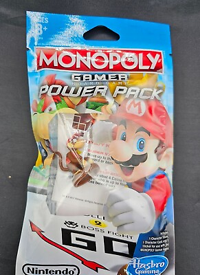 #ad Super Mario Monopoly Gamer Power Pack Board Game Piece Diddy Kong NEW SEALED $24.95