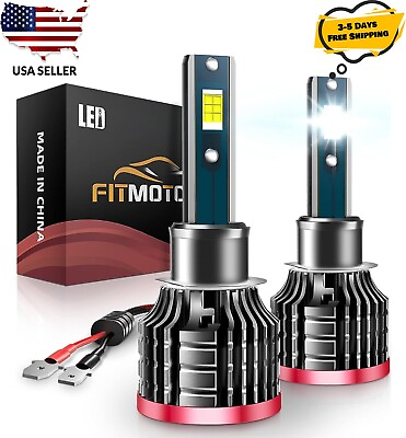 #ad 6500K Cool White LED Fog Light Halogen Replacement IP68 Waterproof $28.99