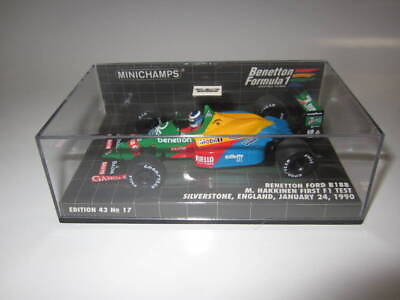 #ad Minichamps 1:43 Benetton Ford B188 Mika Hakkinen F1 first test 1990 Camel PMA 15 $150.00