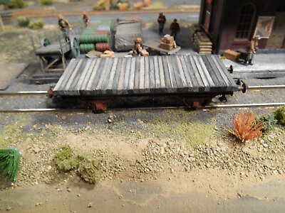 #ad HO Roco Freight Railway Car Custom Detailed Hand Painted Weathered #3056 $29.42