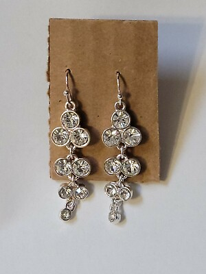 #ad crystal dangle earring $12.99