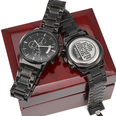 #ad Personalized Gift Wedding For Step Son Watch for Bonus Son Stepson Gifts $79.99