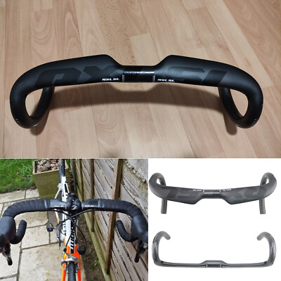 #ad Road Bicycle Drop Bar Carbon Fiber 31.8 Bike Handlebar Internal Routing 40 42 44 $35.99