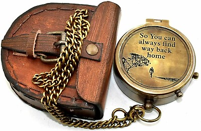 #ad authentic antique compass Antique Pocket Compass Vintage Nautical Compass C $36.48