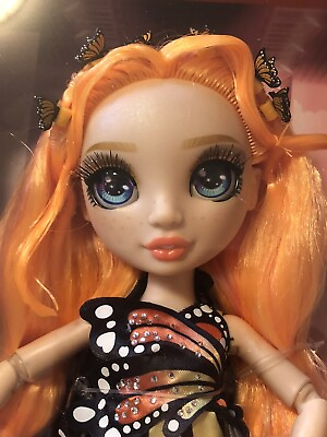 #ad Rainbow High Fantastic Fashion Poppy Rowan Orange Fashion Doll NRFB New Pretty $55.00