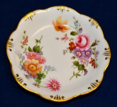 #ad Vintage ROYAL CROWN DERBY Fine China England POSIES FLOWERS 4 1 4quot;d Nut Dish $24.99