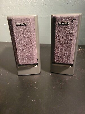 #ad Sony 2 Stereo Speakers SS V305 Gray $28.26