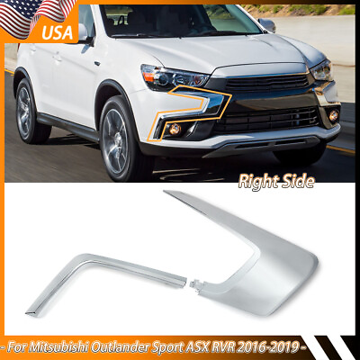 #ad Front Bumper Right Molding Trims For Mitsubishi Outlander Sport ASX RVR 16 19 RH $28.98