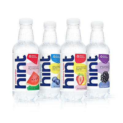 #ad Hint Water White Variety Pack Pack of 12 3 Bottles Each of: Watermelon Lemon $16.65