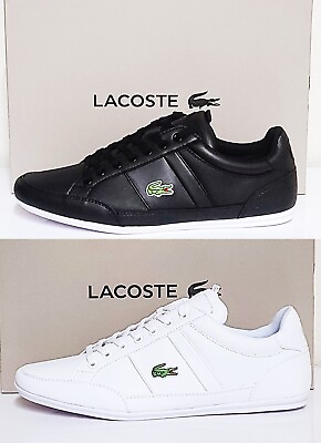 #ad Lacoste Brand Chaymon BL21 Men#x27;s Fashion Casual Shoes Sneakers Black White $98.59