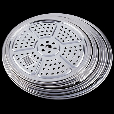 #ad New Stainless Steel Steamer Rack Steamer Tray Steaming Plate Round Home Kitchen $8.25