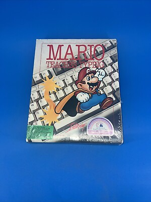 #ad Mario Teaches Typing Interplay PC 1994 Collectable Brand New Sealed $55.00