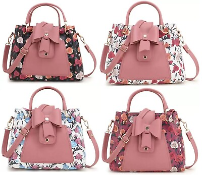 #ad Flower Print Handbag For Women and Girls Latest bags for Office Shopping $24.99