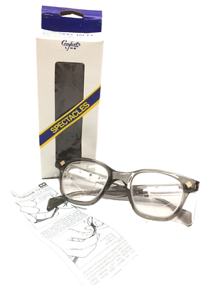 #ad Vintage Oki Comfort Line Safety Spectacles glasses with BOX 934 36 $10.50