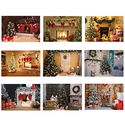 #ad Background Cloth Sturdy Eco friendly Photo Studio Christmas Backdrop Beautiful $9.83
