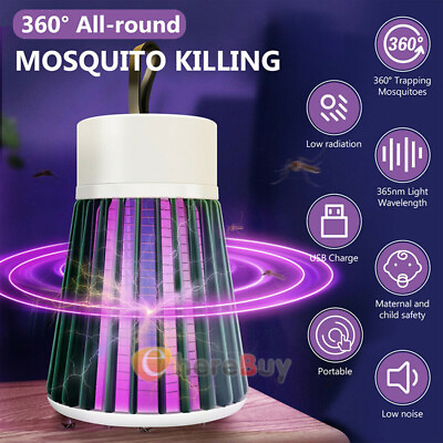 #ad Electric Fly Bug Zapper Mosquito Insect Killer LED Light Trap Pest Control Lamp $9.99