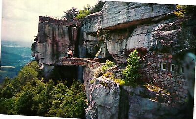 #ad Vintage Postcard UNDERCLIFF TERRACE AND LOVER#x27;S LEAP LOOKOUT MOUNTAIN C 1960s $8.95