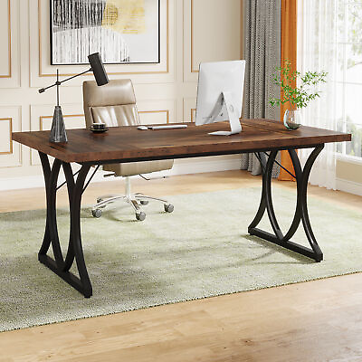 #ad 63quot; Modern Computer Desk Study Writing Table Executive Desk for Home Office $181.98