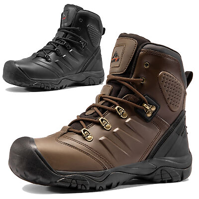 #ad Mens Steel Toe Work Boots Waterproof Breathable Industrial Boots Safety Boots $59.99