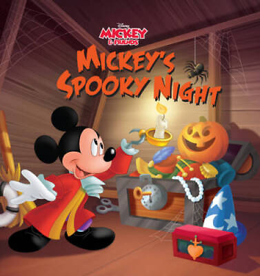 #ad Mickey Friends Mickeys Spooky Night Board book ACCEPTABLE $4.39