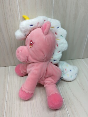 #ad Hallmark Dream In Color Unicorn Pink Plush Bubblegum Sprinkles Mane READ FLAW $5.99