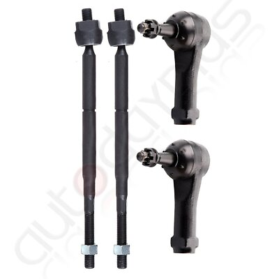 #ad For Saturn Ion 03 07 Suspension Steering Inner amp; Outer Tie Rod Ends Parts $37.42