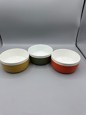 #ad Vintage Therm O Ware Olympian Plastic Bowls Different Color Retro MCM YOU CHOOSE $6.99