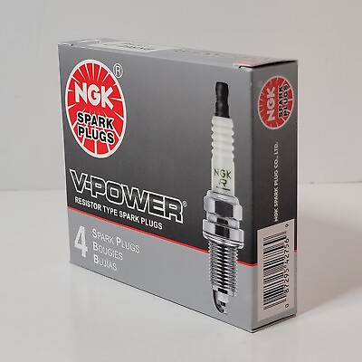 #ad 4 Plugs of NGK V Power Spark Plugs BKR6E 11 Stock No 2756 Shipped Free Cat#JK $13.50