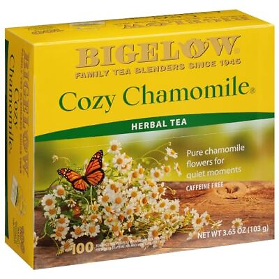 #ad Bigelow Cozy Chamomile Herbal TeaCaffeine Free Tea with Chamomile Flowers 1... $27.92