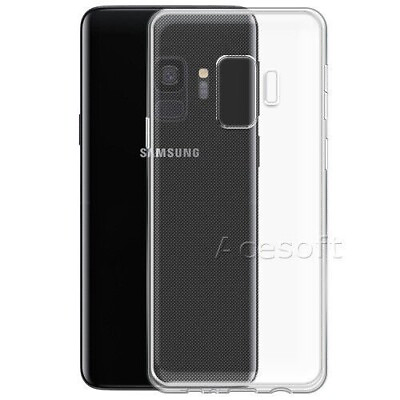 #ad Shock Absorbing Soft TPU Protective Case for Samsung Galaxy S9 G965U Cellphone $10.68