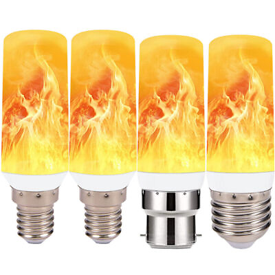 #ad Flicker Flame Fire Effect LED Simulated Light Bulb E12 E14 Lamp Vintage Decor US $46.45