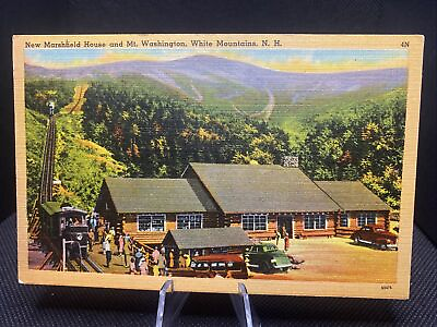 #ad POSTCARD: Marshfield House amp; Mount Washington White Mountains New Hampshire ￼G5 $4.00