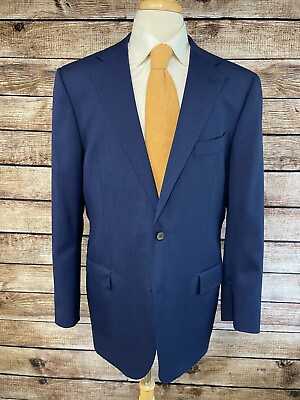 #ad #ad Suitsupply Slim Lazio Wool Blazer Size 50 Cobalt Blue $79.99