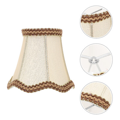#ad #ad Simple Lamp Shade Chandelier Fabric Lampshade for Bedroom Fine $13.40