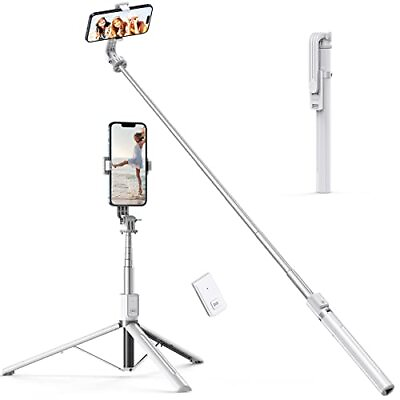 #ad 59quot; Selfie Stick Tripod Stable Tripod Stand with Detachable Bluetooth Remote... $23.73