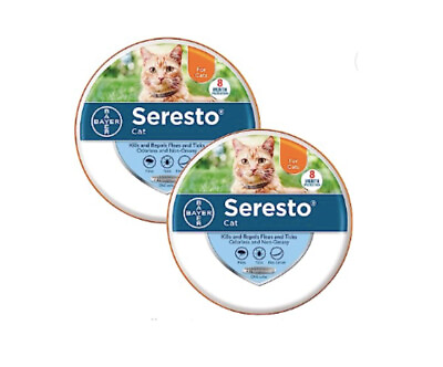 #ad Seresto³ Flea³ and Tick³ Collar³ for Cat 8 month Protection US stock Fast ship $25.26